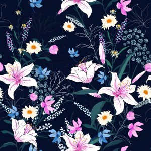 Papier Peint Fleurs Tropicales – Image 1