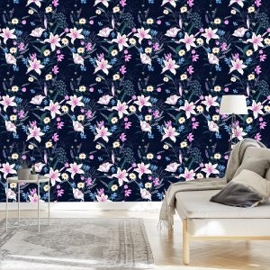 Papier Peint Fleurs Tropicales – Image 3