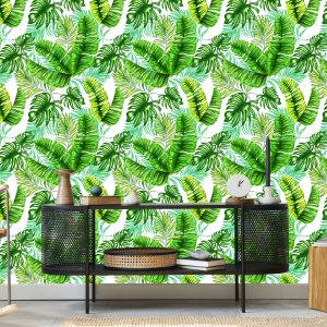 Papier Peint Feuilles De Jungle Tropicale – Image 5