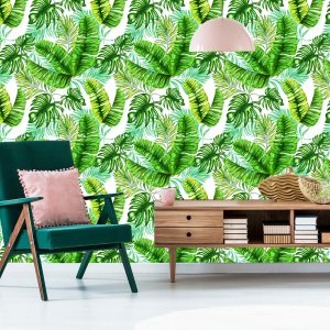 Papier Peint Feuilles De Jungle Tropicale – Image 6