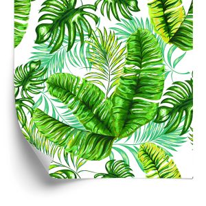 Papier Peint Feuilles De Jungle Tropicale – Image 2