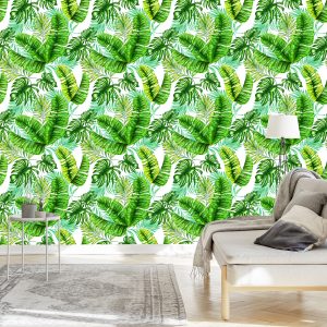 Papier Peint Feuilles De Jungle Tropicale – Image 3