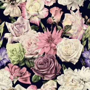 Papier Peint Roses, Tulipes – Image 1