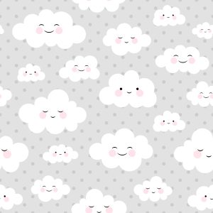 Papier Peint Nuages ​​Sur Le Fond De Points – Image 1