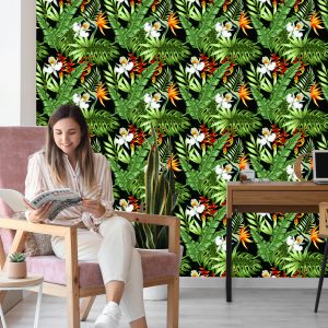 Papier Peint Feuilles Tropicales – Image 7