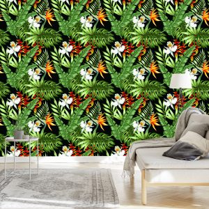 Papier Peint Feuilles Tropicales – Image 3