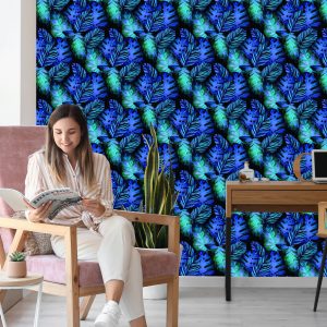 Papier Peint Belles Feuilles Colorées – Image 7