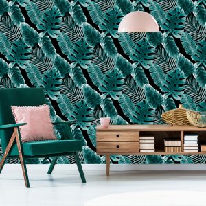 Papier Peint Feuilles De Fruit De La Passion Et De Monstera – Image 6