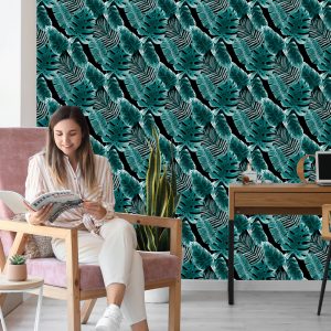 Papier Peint Feuilles De Fruit De La Passion Et De Monstera – Image 7
