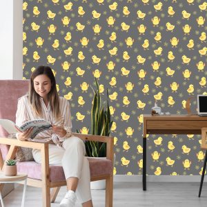 Papier Peint Pour Les Enfants - Petits Poulets Mignons – Image 7