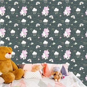 Papier Peint Pour Les Enfants - Licornes Endormies – Image 6