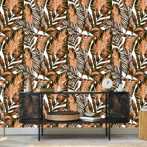 Papier Peint Feuilles De Fruit De La Passion Et De Monstera – Image 5