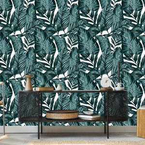 Papier Peint Feuilles De Fruit De La Passion Et De Monstera – Image 5