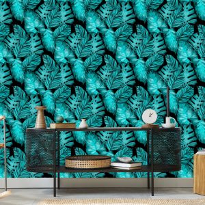 Papier Peint Feuilles De Fruit De La Passion Et De Monstera – Image 5