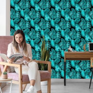 Papier Peint Feuilles De Fruit De La Passion Et De Monstera – Image 7