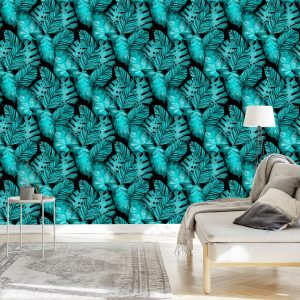 Papier Peint Feuilles De Fruit De La Passion Et De Monstera – Image 3