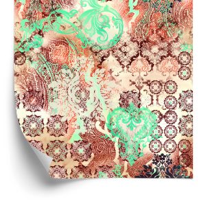 Papier Peint Motifs Géométriques Ethniques – Image 2