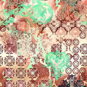 Papier Peint Motifs Géométriques Ethniques – Image 1