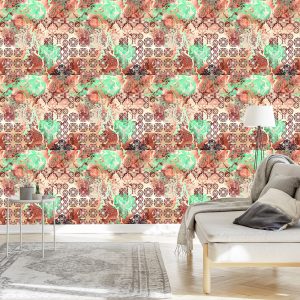 Papier Peint Motifs Géométriques Ethniques – Image 3