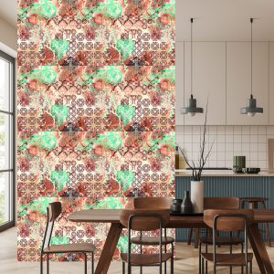 Papier Peint Motifs Géométriques Ethniques – Image 4