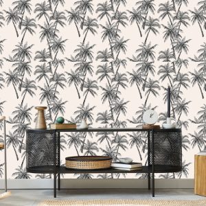 Papier Peint Palmiers Forêt Feuilles Nature Pour Bureau – Image 5