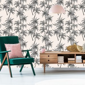 Papier Peint Palmiers Forêt Feuilles Nature Pour Bureau – Image 6