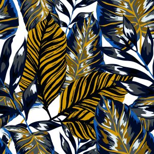 Papier Peint Feuilles Multicolores – Image 1