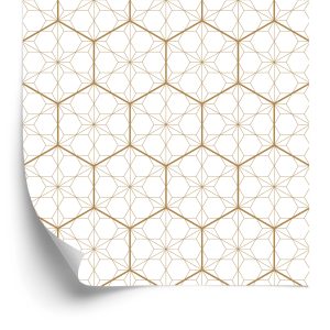 Papier Peint Géométrique - Hexagones – Image 2