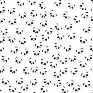Papier Peint Pandas Souriants – Image 1