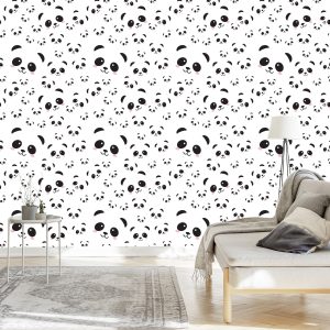 Papier Peint Pandas Doux – Image 3