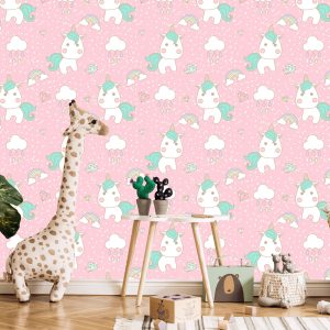 Papier Peint Pour Les Enfants - Licorne – Image 5