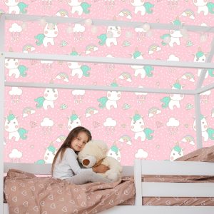 Papier Peint Pour Les Enfants - Licorne – Image 7