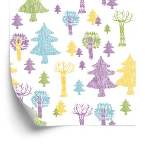 Papier Peint Arbres Forestiers Pour Une Chambre D'enfant – Image 2