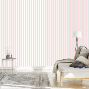 Papier Peint Rayures-Couleurs Pastel – Image 3