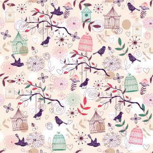 Papier Peint Beaux Oiseaux Colorés – Image 1