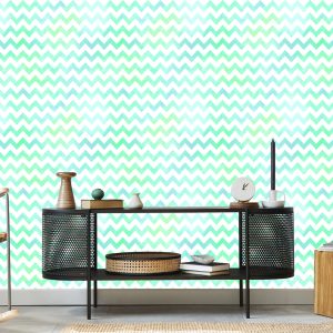 Papier Peint Vagues Blanches Et Turquoises – Image 5