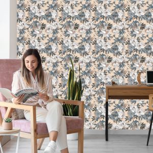 Papier Peint Belles Pivoines Élégantes – Image 7
