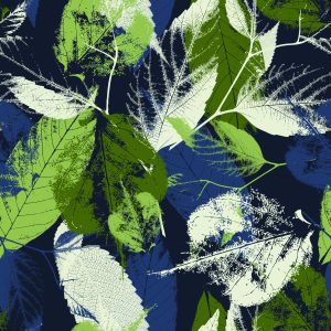 Papier Peint Feuilles Colorées À La Mode – Image 1