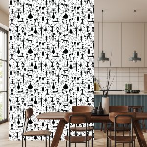 Papier Peint Chats Heureux Noirs – Image 4