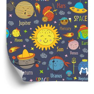 Papier Peint Planètes, Soleil Et Ovni – Image 2