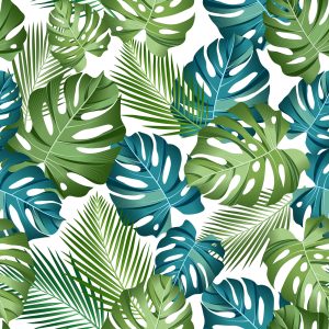 Papier Peint Feuilles Tropicales – Image 1