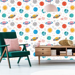 Papier Peint Le Soleil Et Les Planètes – Image 6
