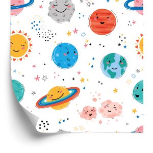 Papier Peint Le Soleil Et Les Planètes – Image 2