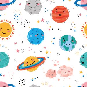 Papier Peint Le Soleil Et Les Planètes – Image 1
