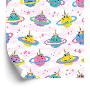 Papier Peint Planètes Colorées – Image 2
