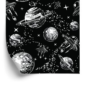 Papier Peint Vaisseaux Spatiaux Parmi Les Planètes – Image 2