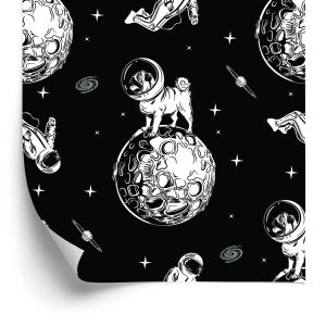Papier Peint Chiens Dans L'espace – Image 2
