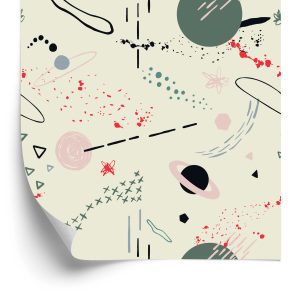 Papier Peint Style Scandinave Cosmos – Image 2