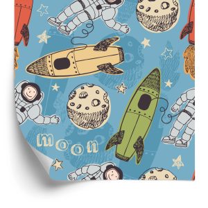 Papier Peint Cosmonautes Parmi Les Planètes – Image 2