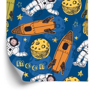 Papier Peint Astronautes Parmi Les Planètes – Image 2